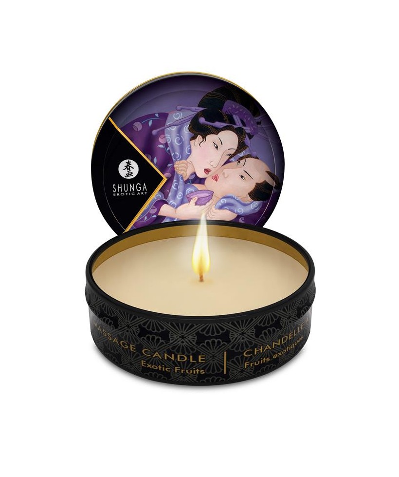 Shunga Mini Vela de Masaje Frutas Exoticas