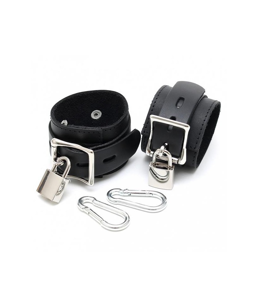 Esposas Pies Cuero Ajustables con Candado