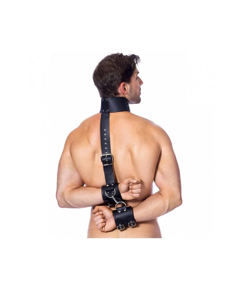 Ataduras Cuero Cuello y Manos M L