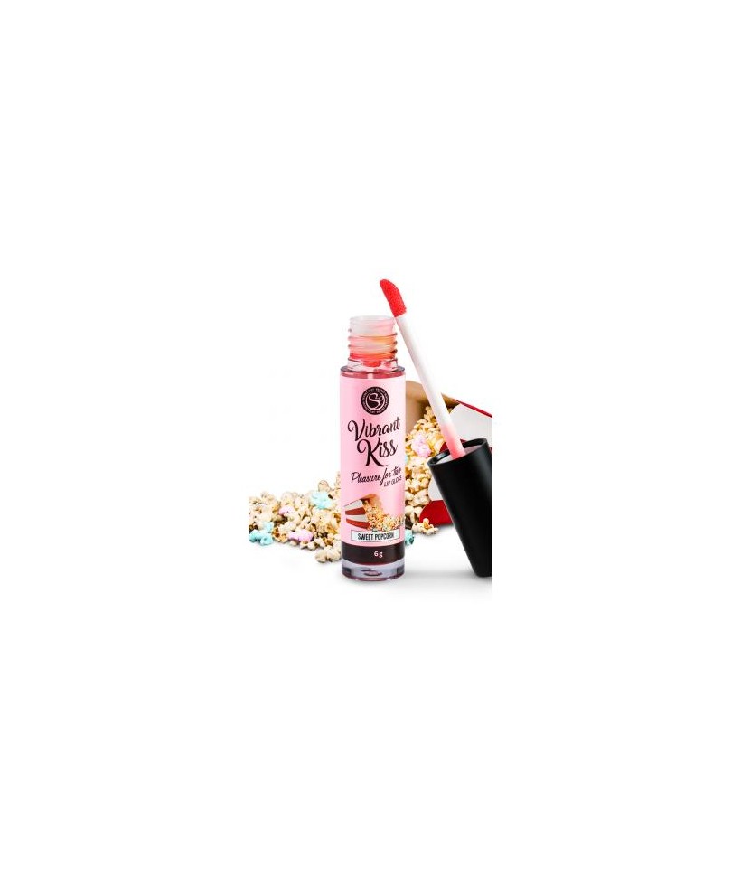Lip Gloss Vibrant Kiss Sabor Palomitas Dulces