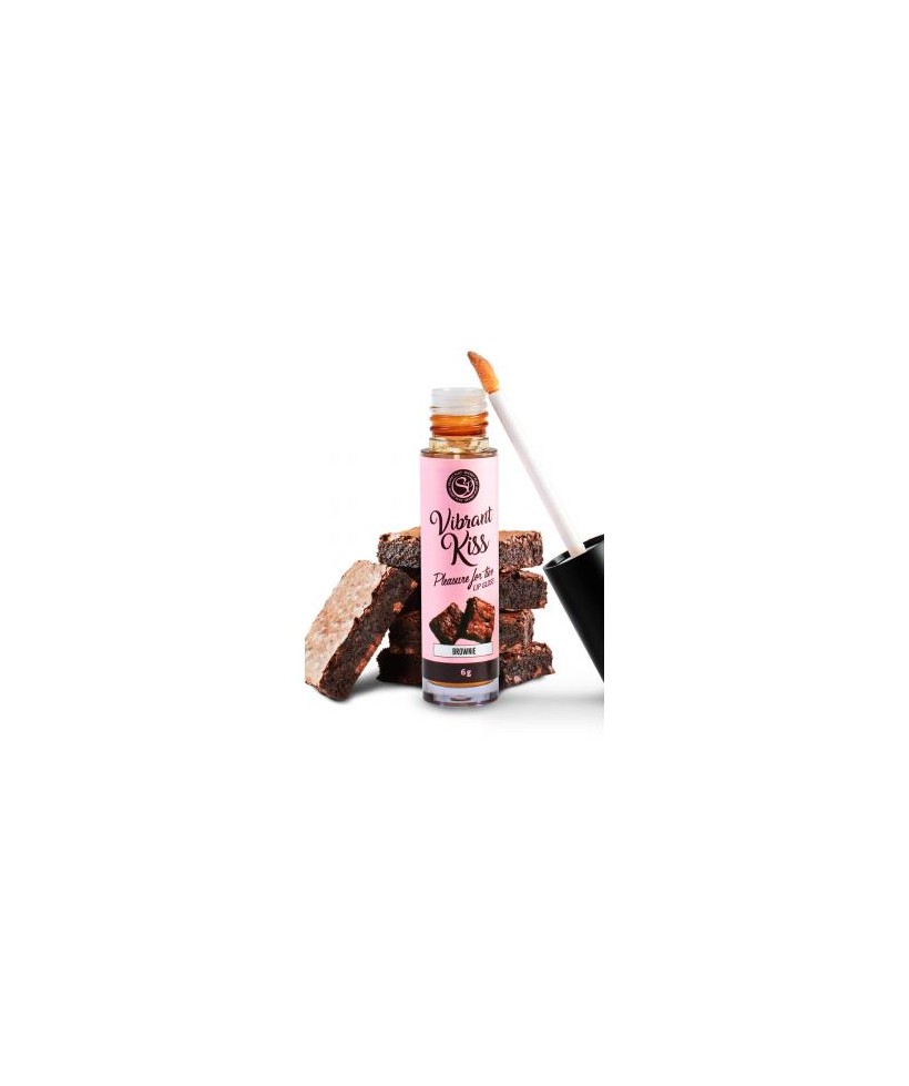 Lip Gloss Vibrant Kiss Sabor Brownie