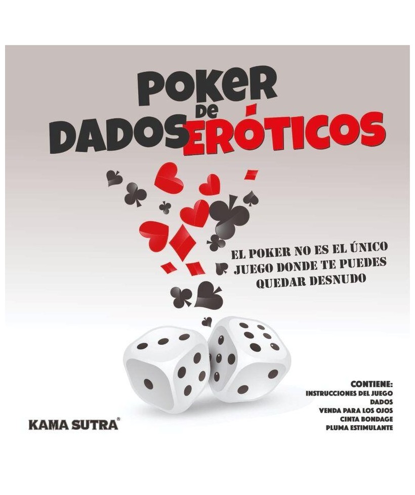Juego de Poker de Dados Eroticos