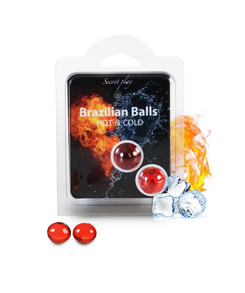 Secret Play Set 2 Brazilian Balls Efecto Hot Cold
