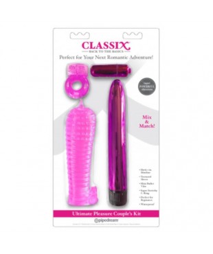 Kit para Parejas Ultimate Pleasure Rosa
