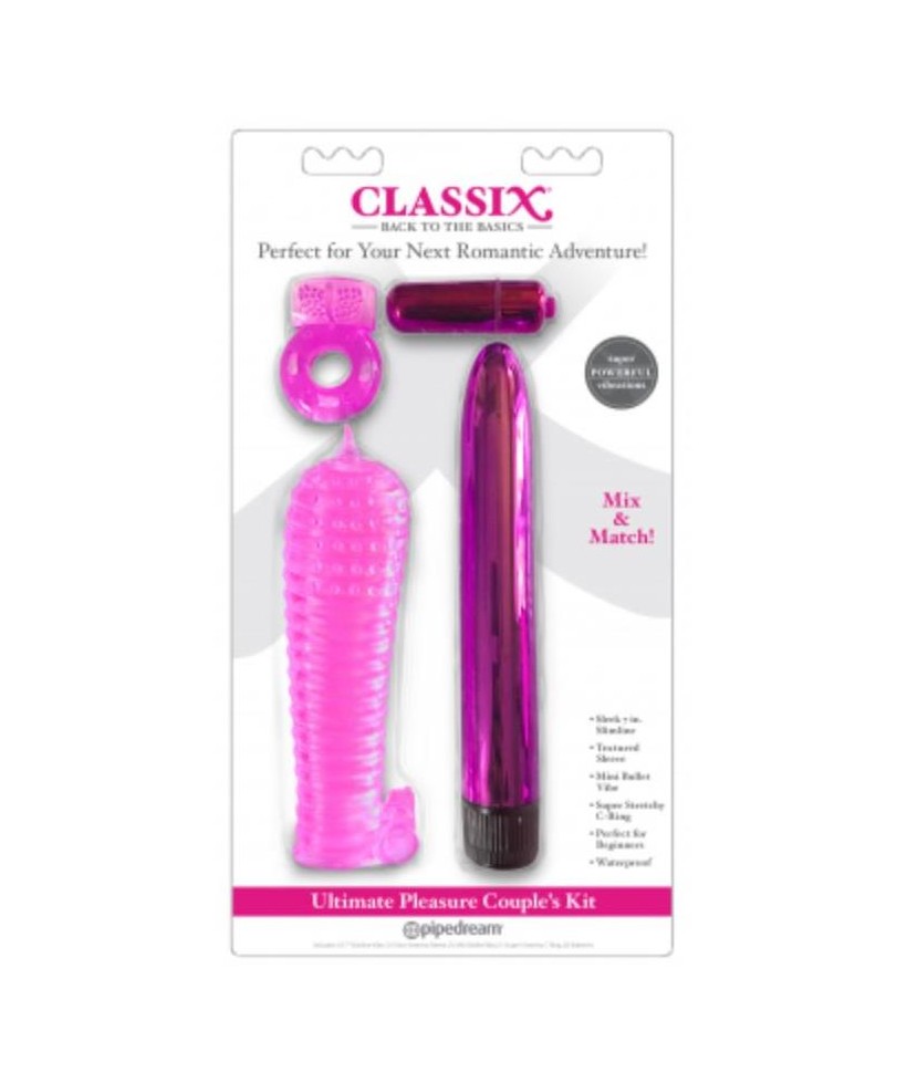 Kit para Parejas Ultimate Pleasure Rosa