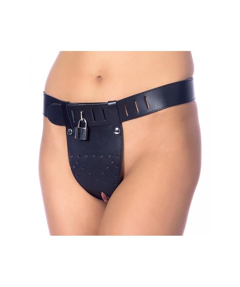 Arnes de Castidad de Cuero