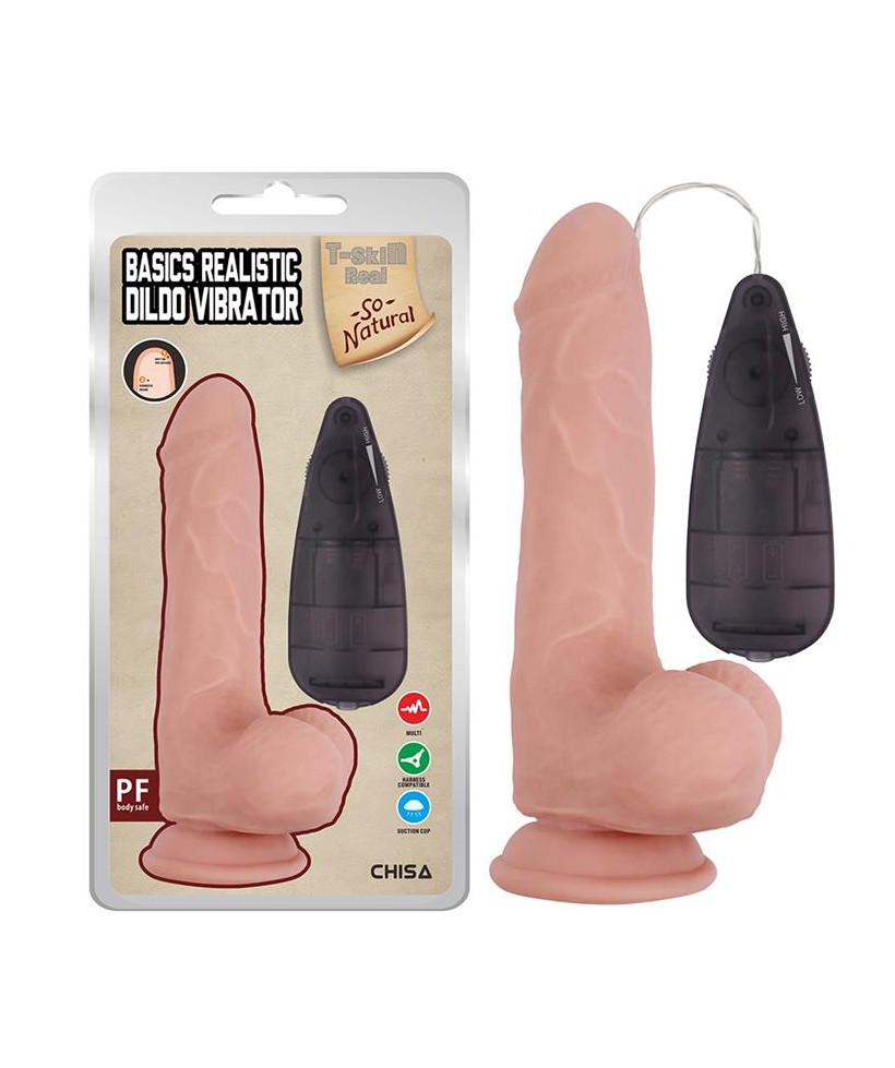 Dildo Vibrador Realista Basics Realistic 78