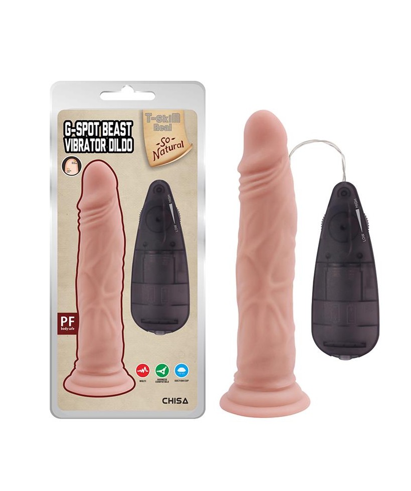 Dildo Vibrador Realista Beast Punto G 84