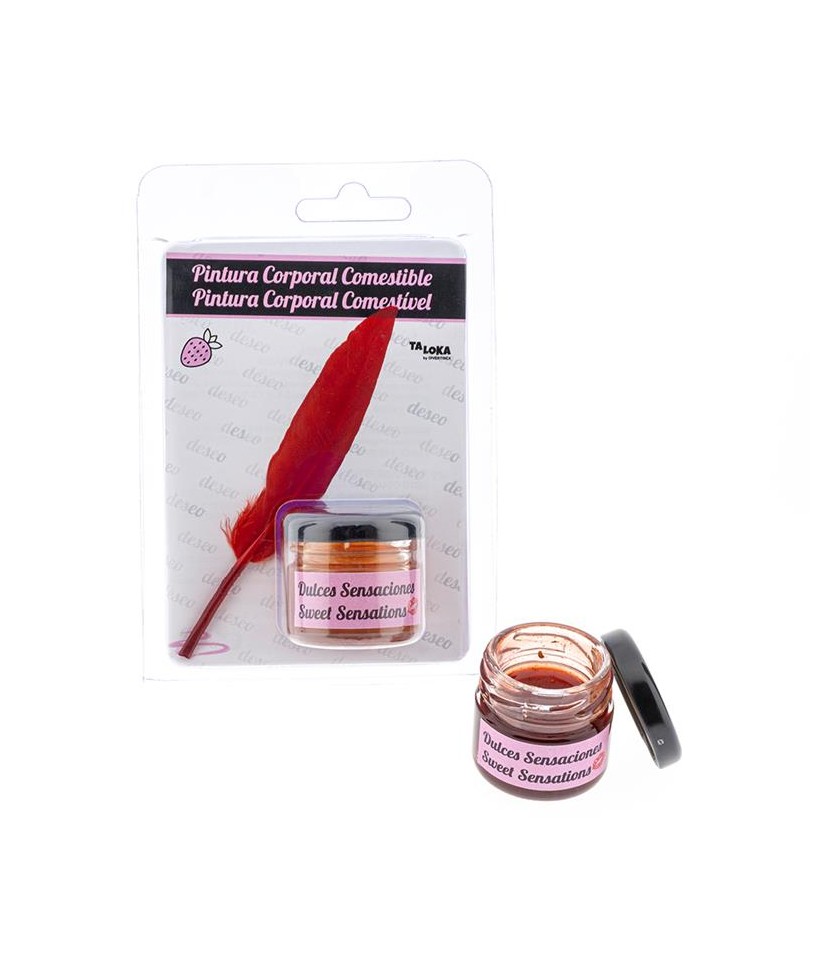 Pintura Corporal Besable Sabor Fresa
