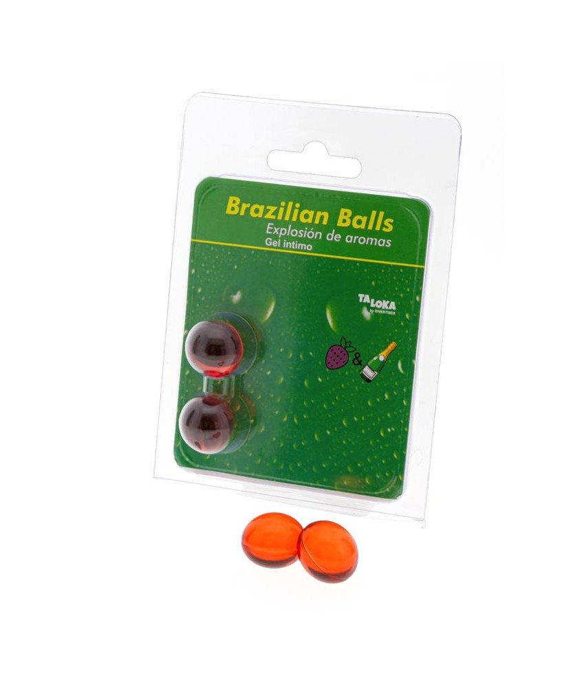 Set 2 Brazilian Balls Explosion de Fresa y Champan