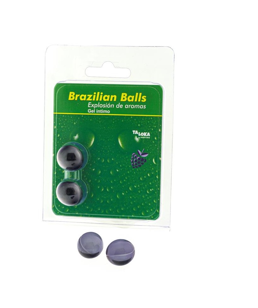 Set 2 Brazilian Balls Aroma Frutas del Bosque