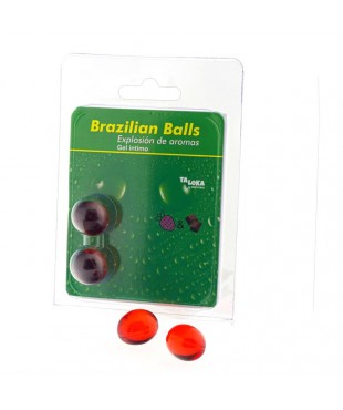 Set 2 Brazilian Balls Aroma Fresa y Chocolate