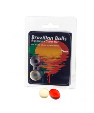 Set 2 Brazilian Balls Excitante Efecto Supercalentamieto