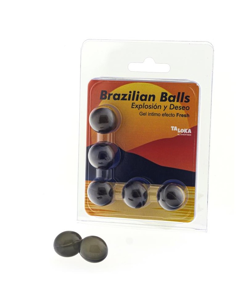 Set 5 Brazilian Balls Gel Excitante Efecto Fresh