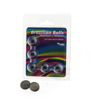 Set 5 Brazilian Balls Gel Excitante Efecto Climax