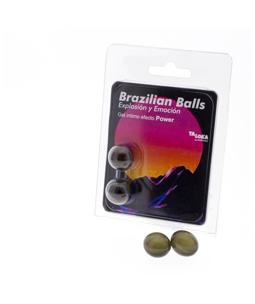 Set 2 Brazilian Balls Gel Excitante Efecto Power