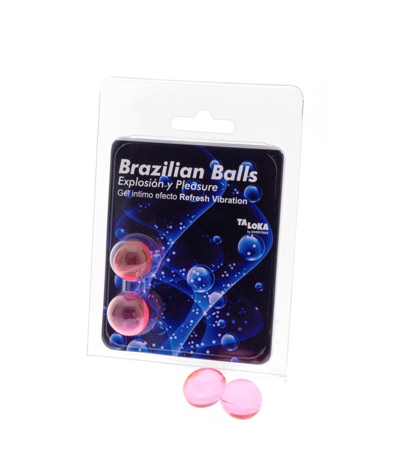 Set 2 Brazilian Balls Excitante Efecto Refresh Vibracion