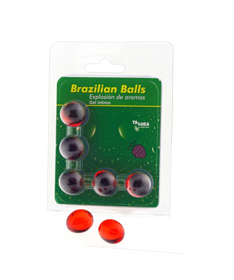 Set 5 Brazilian Balls Explosion de Aroma Fresa