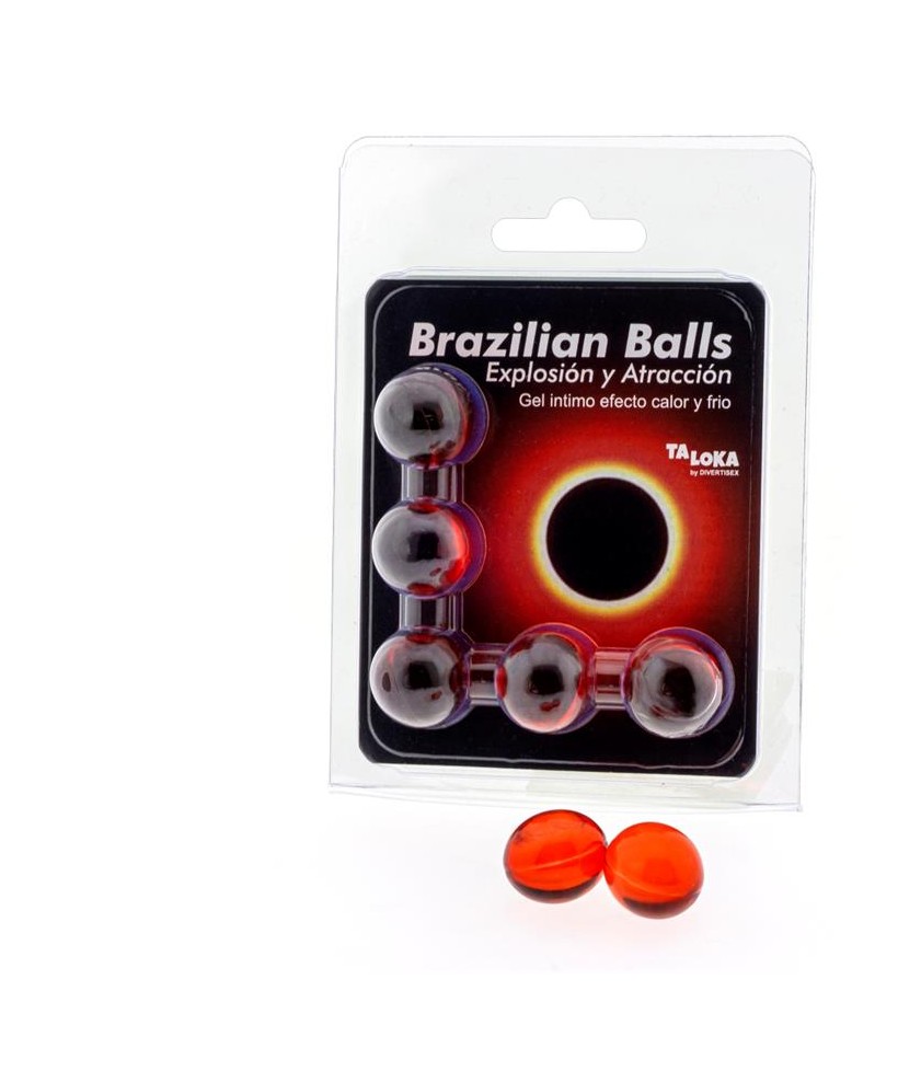 Set 5 Brazilian Balls Excitante Efecto Calor y Frio