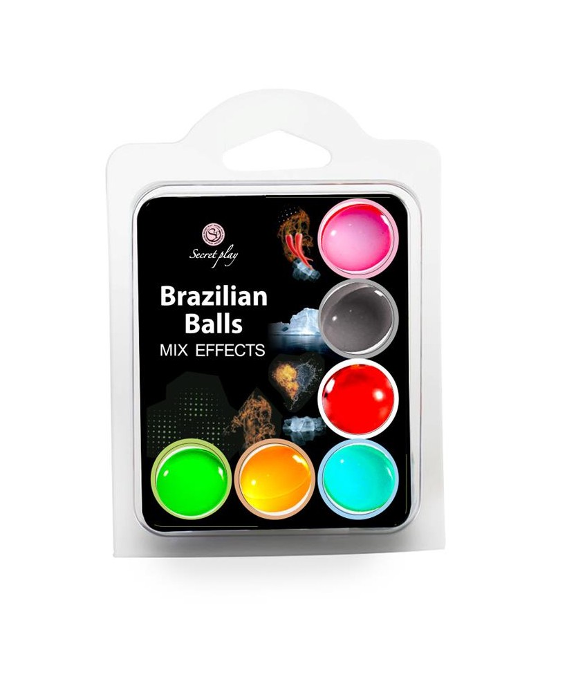 Set 6 Brazilian Balls Mix Effect