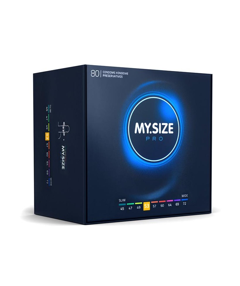 My Size Pro Talla 53 Caja de 80 Unidades
