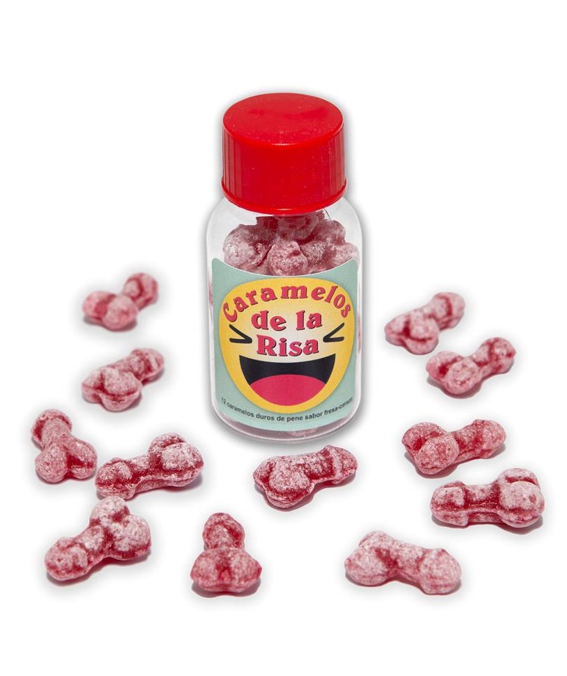 Bote Caramelos Pene Risa 12 und