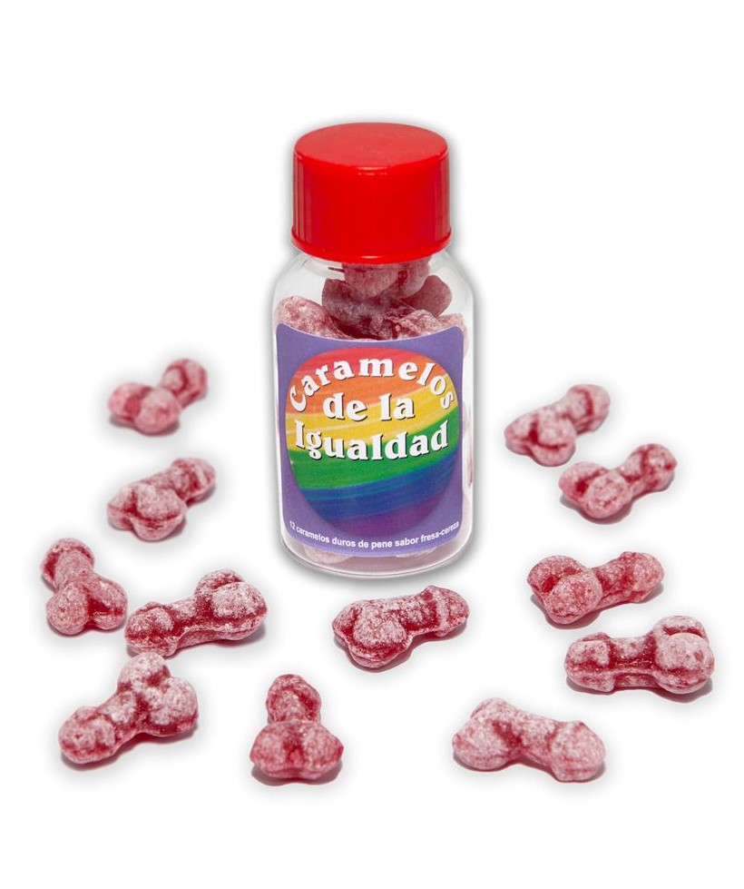 Bote Caramelos Pene Igualdad 12 und