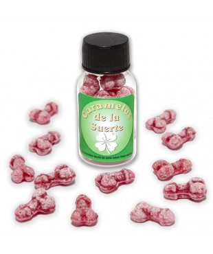 Bote Caramelos Pene Suerte 12 und