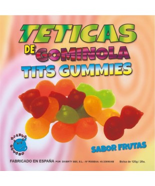 Caja de Gominolas de Pecho Sabor Frutas
