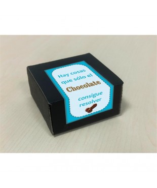 Caja de 8 Bombones Chocolate Puro Forma de Pene