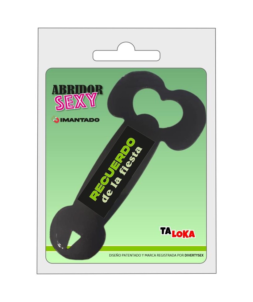 Abridor Metalico Imantado en Forma Pene