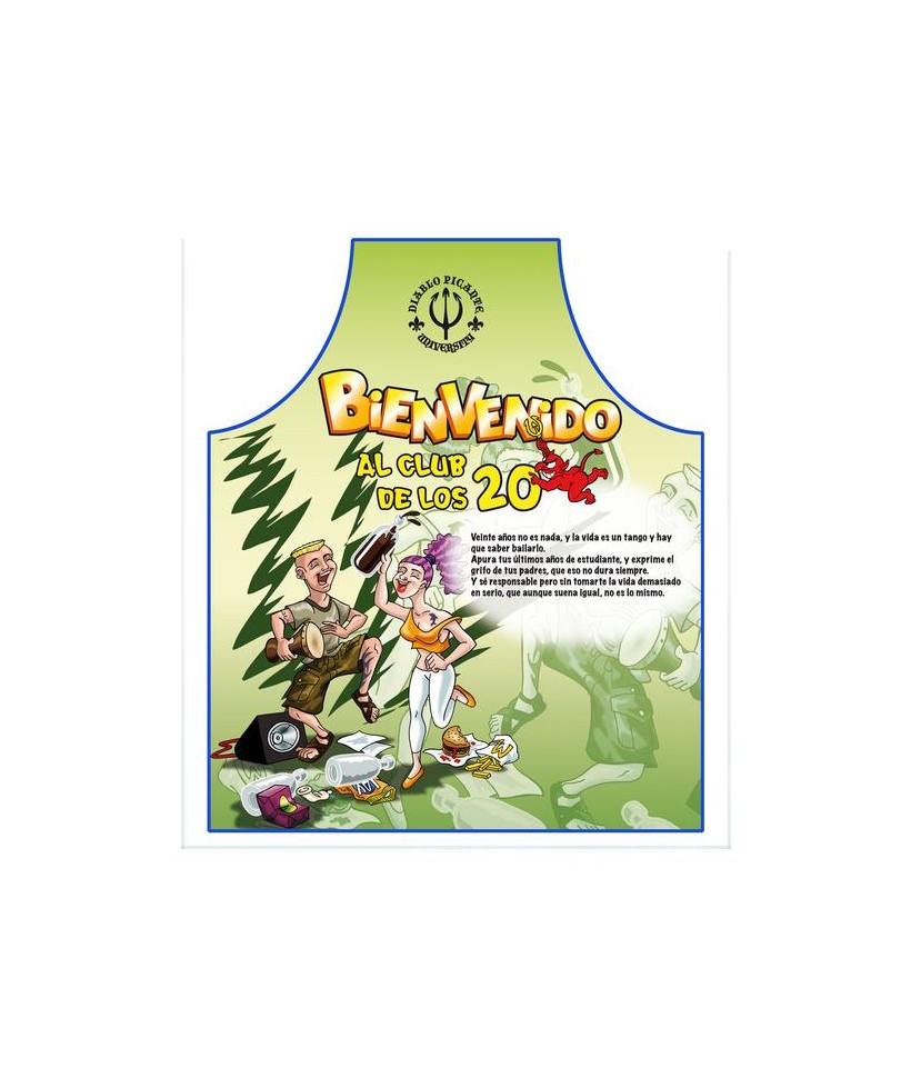 Delantal 20 Cumpleanos