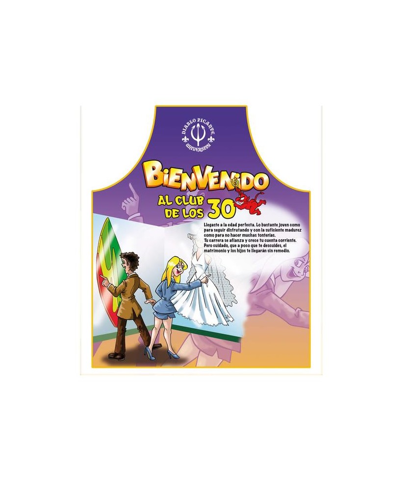 Delantal 30 Cumpleanos