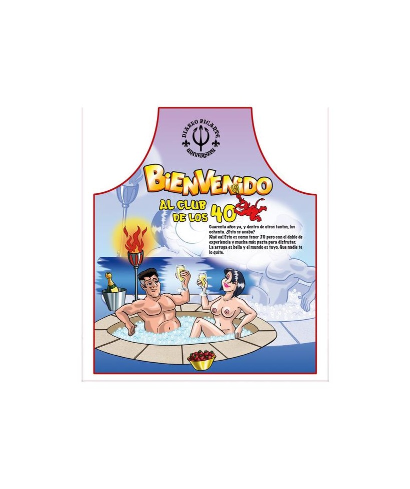 Delantal 40 Cumpleanos