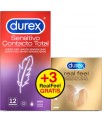 Duplo Preservativos Sensitivo Super Fino 12ud y Real Feel 3ud