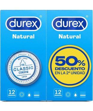 Duplo Preservativos Natural 2x 12 ud