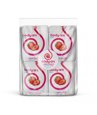 Monodosis Gel Lubricante Base Agua Fresa Ácida 100 x 4ml