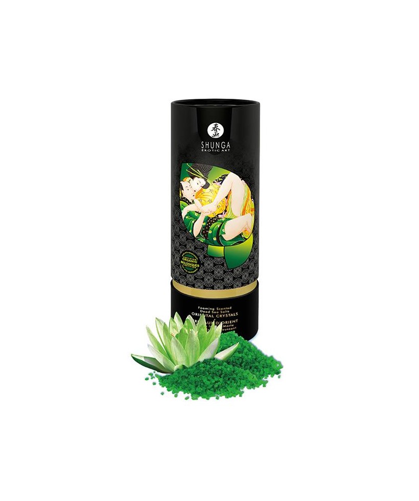 Sales de Bano Oriental Crystals Lotus Flower