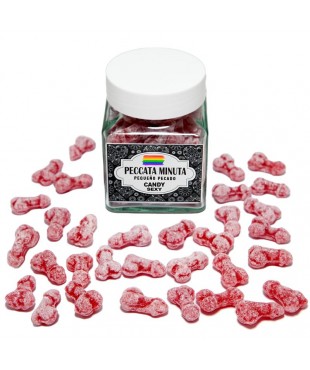Bote 40 Caramelos Pene LGBT Fresa/Cereza