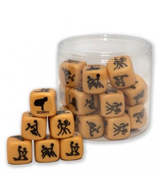 Dado Duro de Goma Versión Hetero Gold Edition 1 Dado