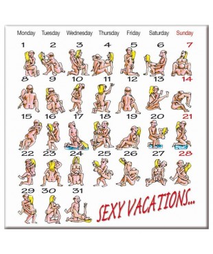 Imán de Calendario Kamasutra