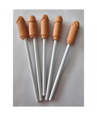 5 Lapices con Punta de Pene