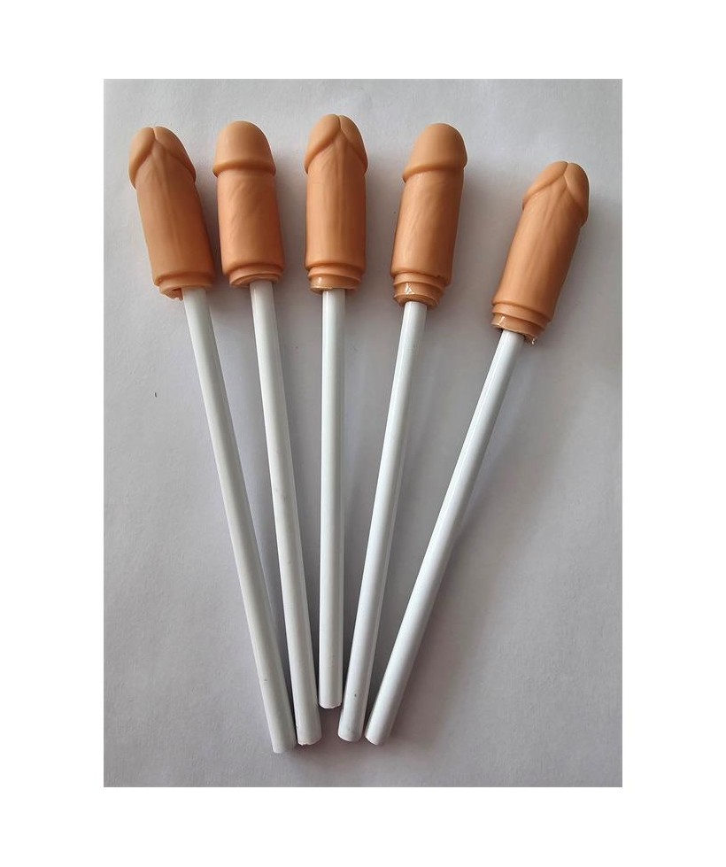 5 Lapices con Punta de Pene