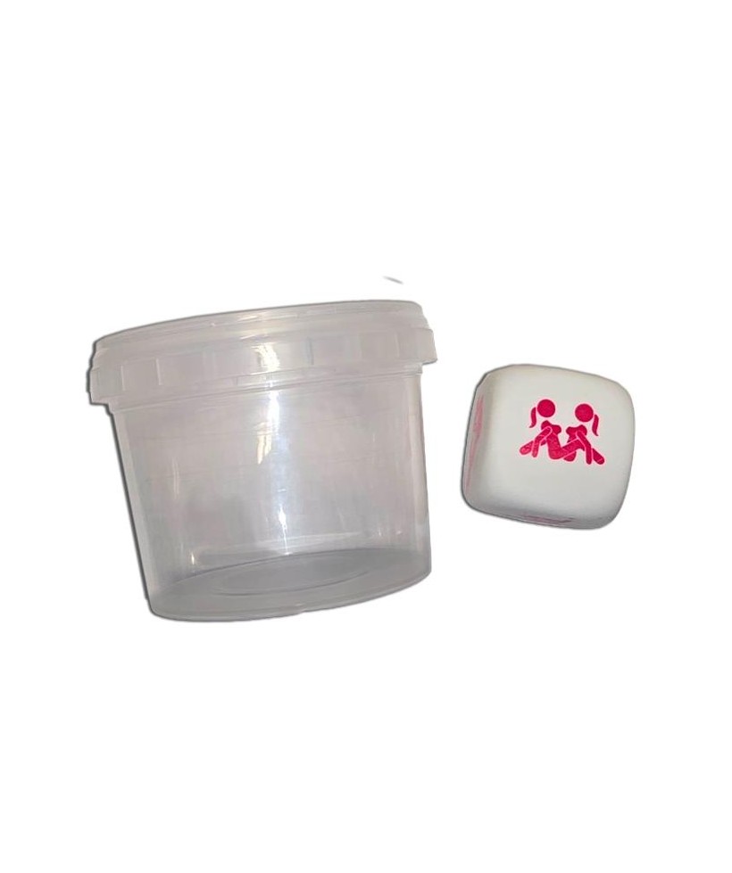 Dado Blanco de Posturas en Bote para Chicas