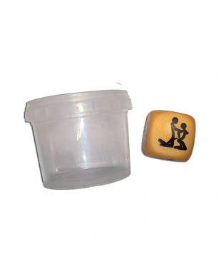 Dado Dorado de Posturas para Pareja en Bote