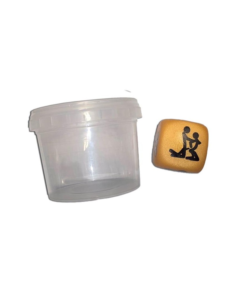 Dado Dorado de Posturas para Pareja en Bote