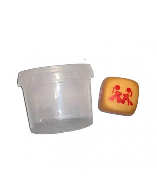 Dado Dorado de Posturas en Bote Para Chicas