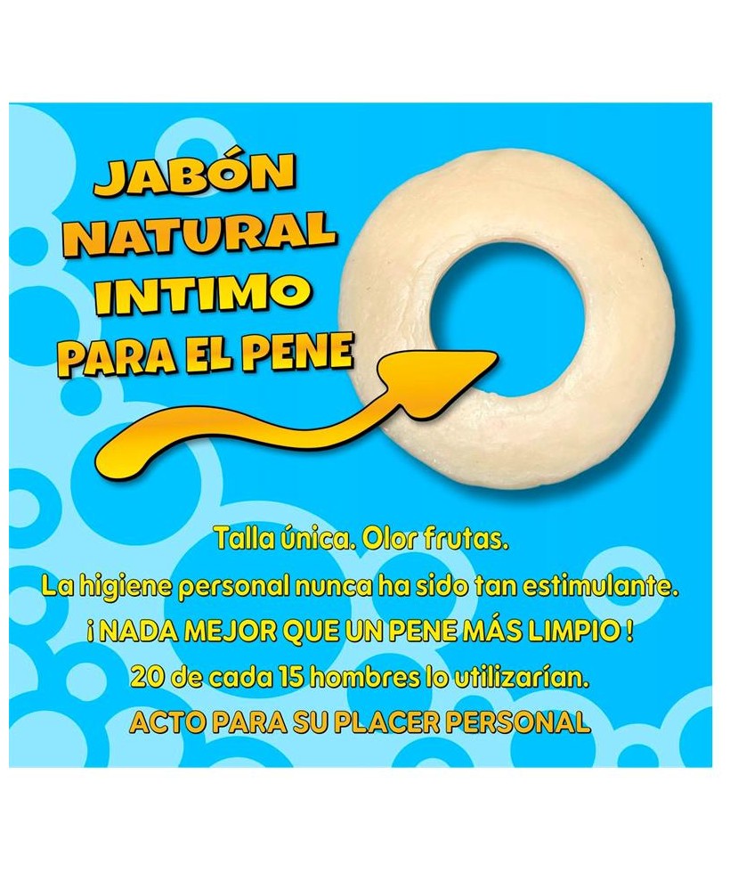 Jabon en Forma de Anillo para el Pene Amarillo