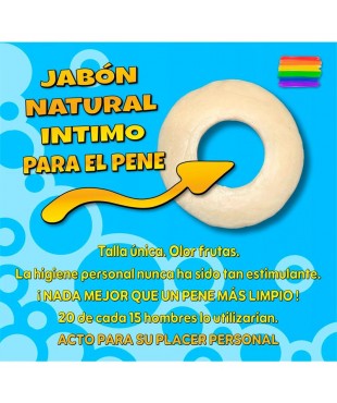 Jabón en Forma de Anillo para el Pene Naranja