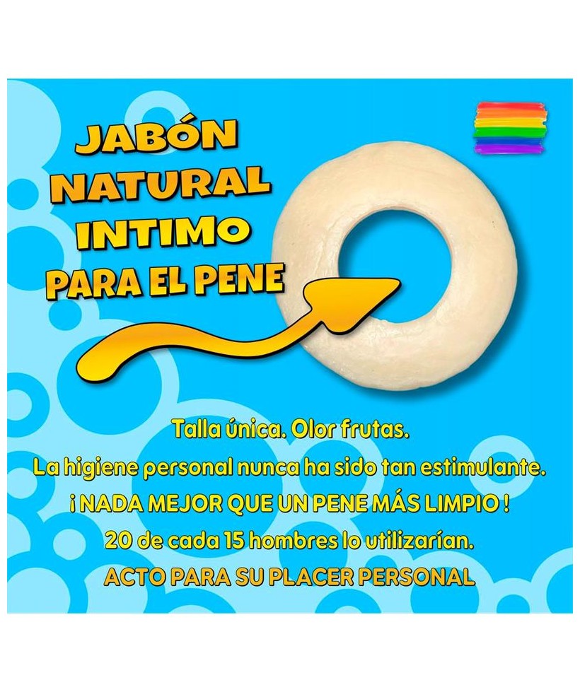Jabon en Forma de Anillo para el Pene Naranja